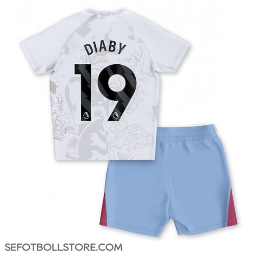 Aston Villa Moussa Diaby #19 Replika babykläder Bortaställ Barn 2023-24 Kortärmad (+ korta byxor)